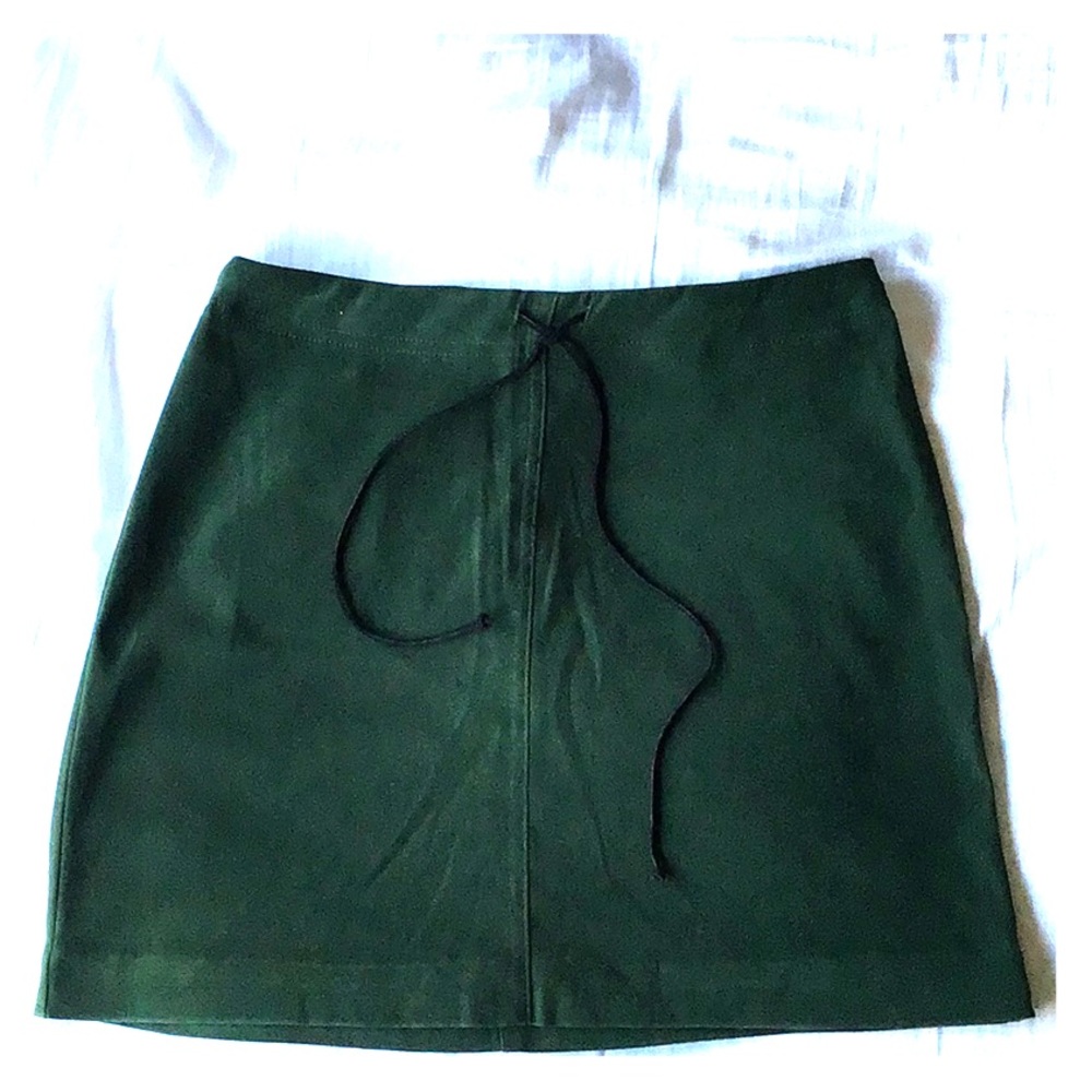Green Mini Skirt